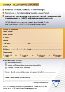 Flyer ciment technique