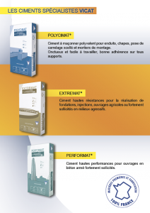 Flyer ciment technique